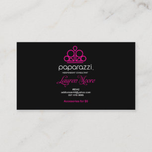 Carte De Visite Pour Lauren