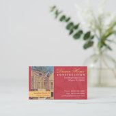 Carte de visite pour le bâtiment (Debout devant)