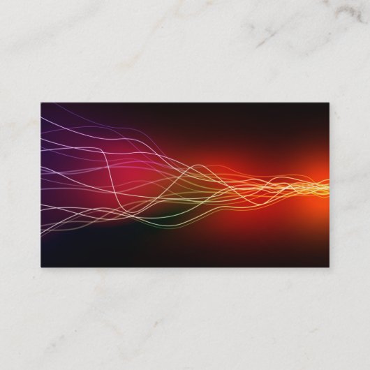 carte de visite pour le DJ, électricien, club, (Devant)