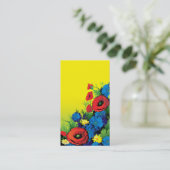 carte de visite pour le fleuriste (Debout devant)
