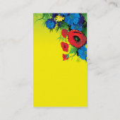 carte de visite pour le fleuriste (Dos)
