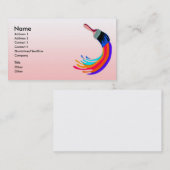 Carte de visite pour le peintre (Devant / Derrière)