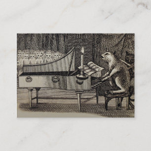 Carte De Visite Pour le piano, voix, professeurs de musique,