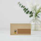 carte de visite pour le professeur (Debout devant)