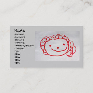 Carte de visite pour le soin de jour grand