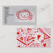 Carte de visite pour le soin de jour grand (Devant / Derrière)