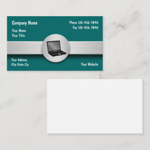 Carte de visite pour le support technique informat