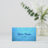 Carte de visite pour l'eau de piscine (Debout devant)