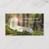 Carte de visite pour lecture de guérison par les c (Devant)