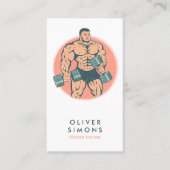 Carte de visite pour l'entraîneur de forme (Devant)