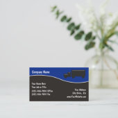Carte de visite pour l'entreprise de camionnage (Debout devant)