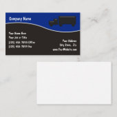 Carte de visite pour l'entreprise de camionnage (Devant / Derrière)