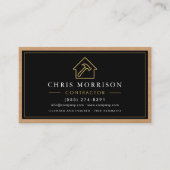 Carte de visite pour l'entreprise de construction (Devant)