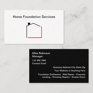 Carte de visite pour l'entreprise de réparation de
