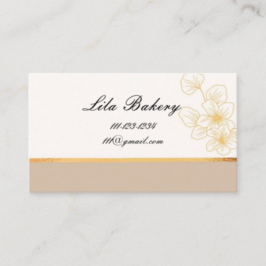 Carte de visite pour les entreprises (Devant)