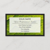 Carte De Visite Pour les experts du jardin et les designers nature (Dos)