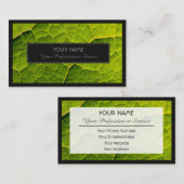 Carte De Visite Pour les experts du jardin et les designers nature (Devant / Derrière)