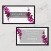 Carte De Visite Pour les experts floraux fleuristes professionnels (Devant / Derrière)