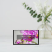 Carte De Visite Pour les experts floraux fleuristes professionnels (Debout devant)