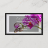 Carte De Visite Pour les experts floraux fleuristes professionnels (Dos)