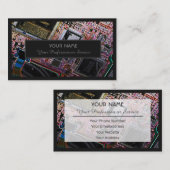 Carte De Visite Pour les experts professionnels en informatique ou (Devant / Derrière)