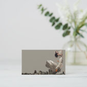 carte de visite pour les immobiliers (Debout devant)