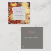 Carte de visite pour les pâtisseries (Devant / Derrière)