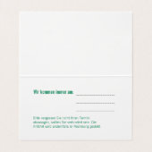 Carte de visite pour les personnes âgées (Intérieur déplié)