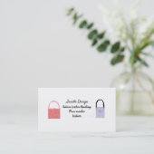 Carte de visite pour les sacs à main de mode (Debout devant)