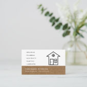 Carte de visite pour les services à domicile handy (Debout devant)