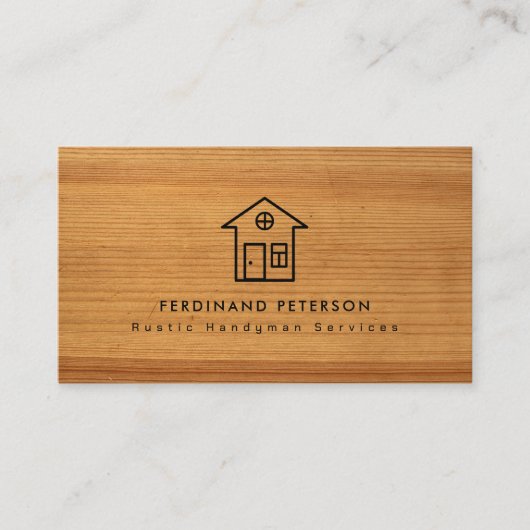 Carte de visite pour les services à domicile handy (Devant)