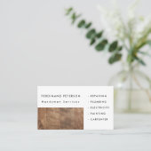 Carte de visite pour les services à domicile handy (Debout devant)