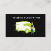 Carte de visite pour les services de livraison et (Devant)