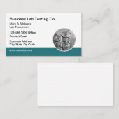 Carte de visite pour les services de test de labor (Devant / Derrière)