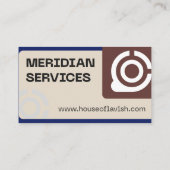 Carte de visite pour les services informatiques d' (Dos)