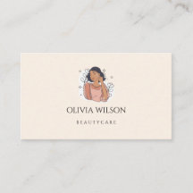 Carte de visite pour les soins de beauté minimaux