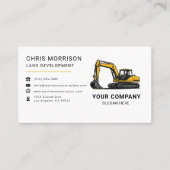 Carte de visite pour l'excavation et le développem (Devant)