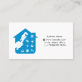 Carte de visite pour l'exécution de travaux de plo (Devant)