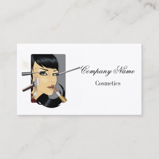 Carte de visite pour l'industrie cosmétique (Devant)