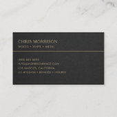 Carte de visite pour l'installation de clôtures (Dos)