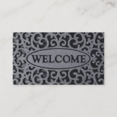 Carte de visite pour location de vacances Welcome (Devant)