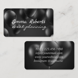 Carte de visite pour l'organisation de soirées à b