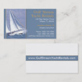 Carte de visite pour l'univers du yachting (Devant / Derrière)