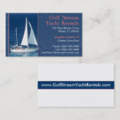 Carte de visite pour l'univers du yachting (Devant / Derrière)