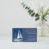 Carte de visite pour l'univers du yachting (Debout devant)