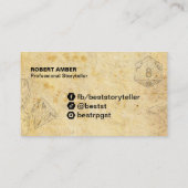 Carte de visite pour maître de jeu de dés RPG pers (Dos)