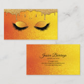 Carte De Visite Pour maquilleur, extensions de cils (Devant / Derrière)