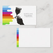 Carte de visite pour peintre (Devant / Derrière)