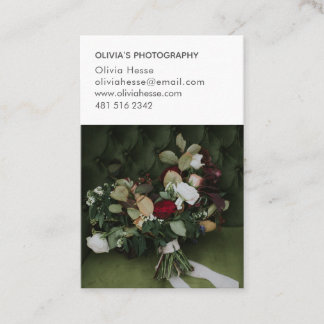 Carte de visite pour photographe 7 Photo + Données