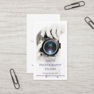 Carte de visite pour photographe de studio de phot